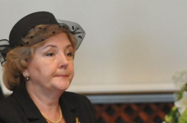 Dėl rentos Kristinai Brazauskienei bus apsispręsta vėliausiai kovą