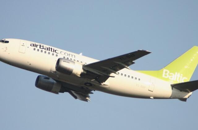 Dėl techninių problemų į Rygą grįžo "airBaltic" lėktuvas, turėjęs leistis Vilniuje