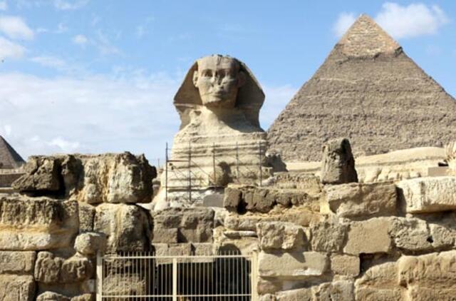 Egiptas: turistai vėl gali lankytis prie piramidžių