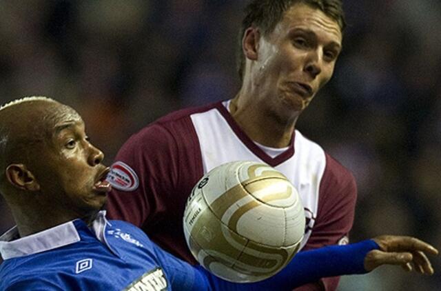 "Hearts" Škotijos čempionate pralaimėjo "Rangers" komandai