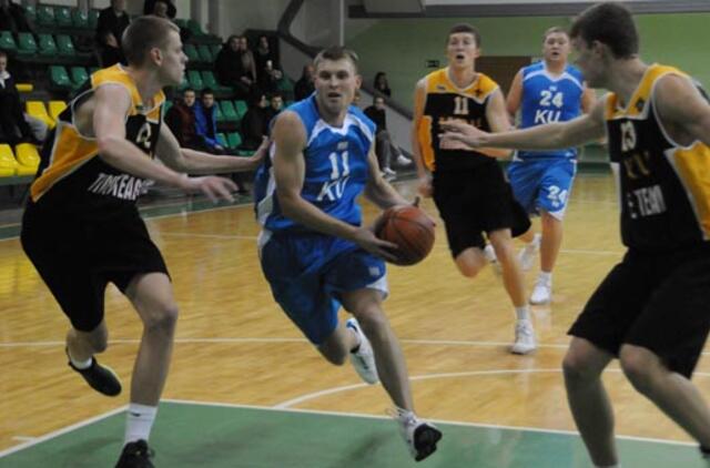 Klaipėdos universiteto krepšininkai suklupo Vilniuje