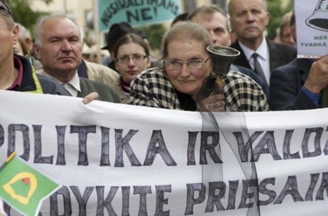 Leidimas profsąjungų mitingui anuliuotas, jos rengiasi nesankcionuotam protestui