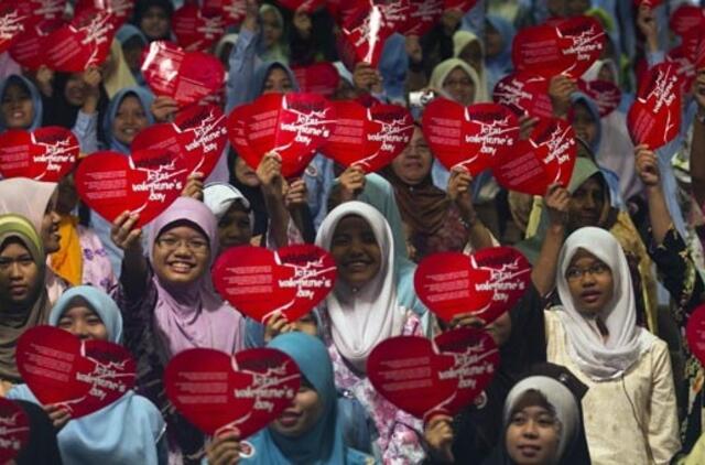 Malaizija: musulmonai perspėti nešvęsti Valentino dienos