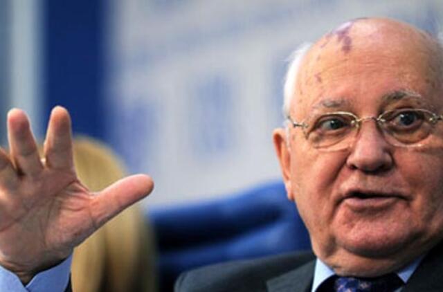 Michailas Gorbačiovas: neramumai arabų pasaulyje nebuvo išprovokuoti iš šalies