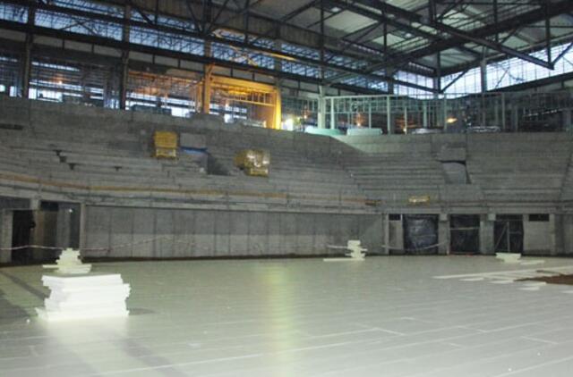 Miestiečiai kviečiami apsilankyti statomoje arenoje