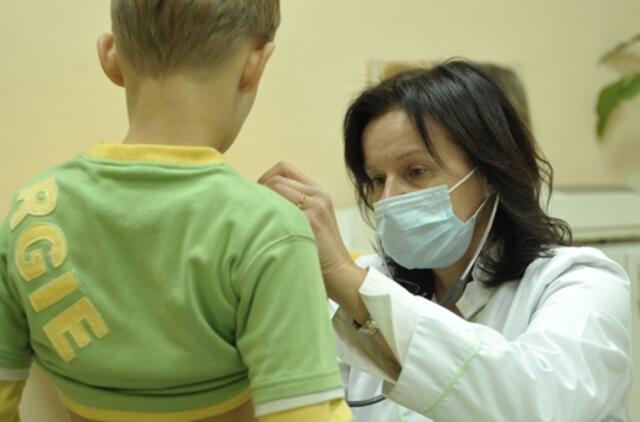 Moksleivių skaičiaus mokyklose gripas nebekeičia