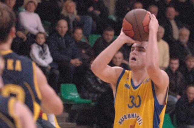 "Nafta-Universitetas" iškovojo sunkią pergalę