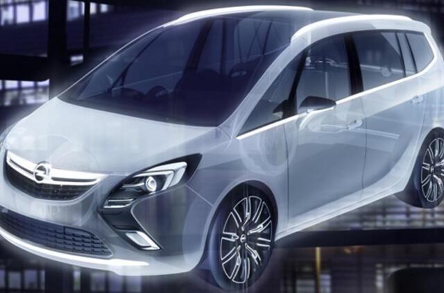 Naujoji "Opel Zafira" žada "lounge" stiliaus malonumus