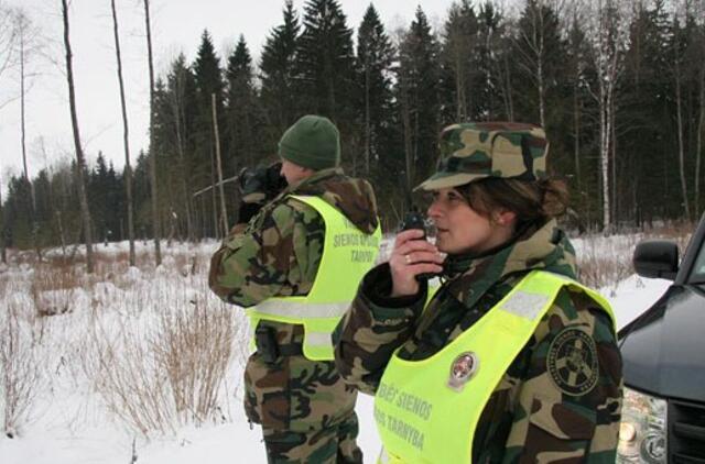 Nelegalai į Lietuvos teritoriją įžengė naktį