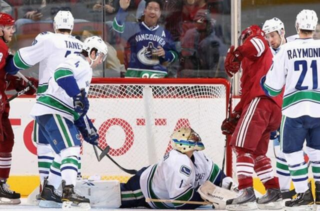 NHL lyderiai sutriuškino varžovus