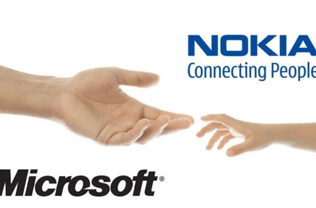 "Nokia" nusprendė draugauti su "Microsoft"