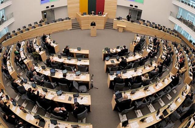 Parlamentaro kadencija - ilgai ir laimingai