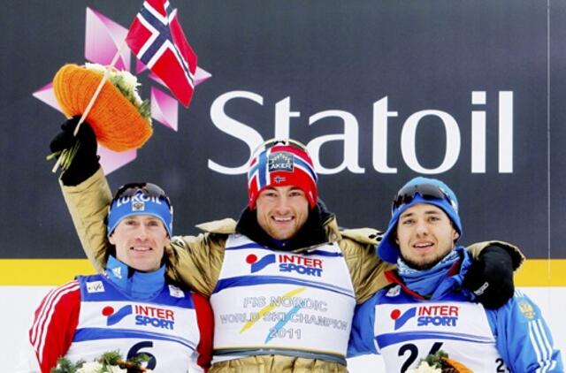 Pasaulio slidinėjimo čempionatas: Petteris Northugas apgynė čempiono titulą