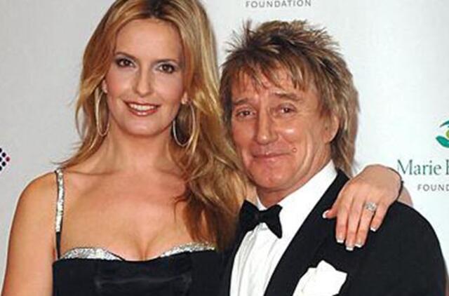 Rod Stewart aštuntą kartą tapo tėvu