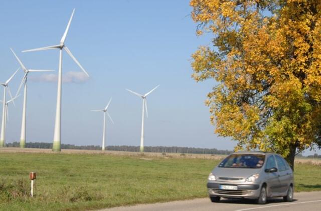 Vėjo jėgainių kelias į kaimą - ypač sunkus