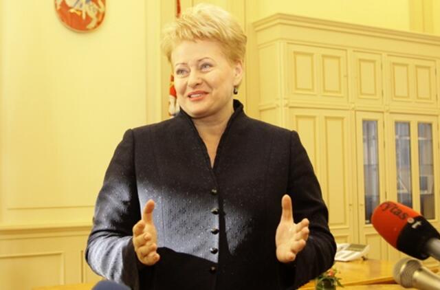 Dalia Grybauskaitė: stereotipai stabdo ekonomikos augimą