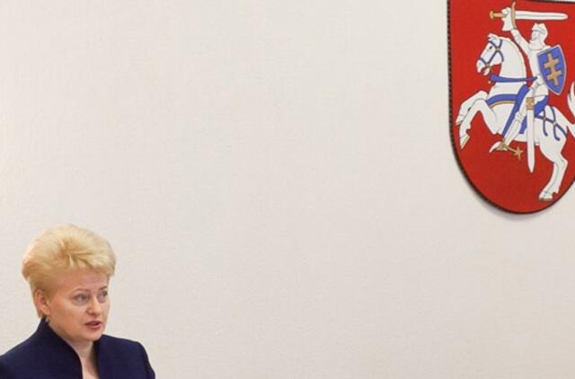 Gyventojai ir toliau palankiausiai vertina Dalią Grybauskaitę