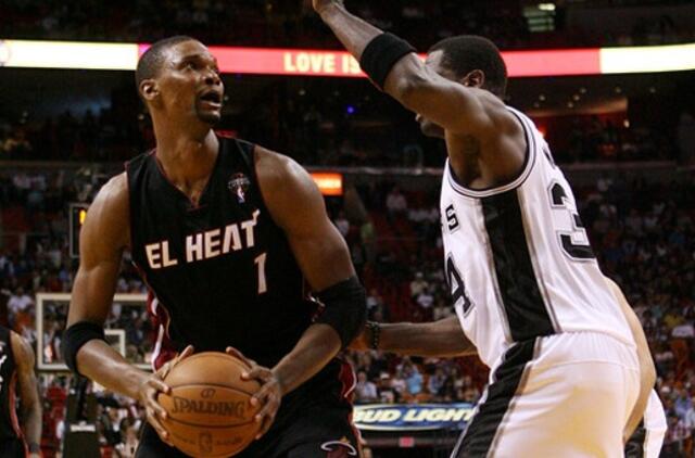 "Heat" įveikė "Spurs" krepšininkus