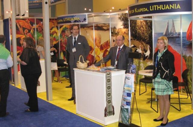 Klaipėdos uostas pristatytas kruizų parodoje Majamyje