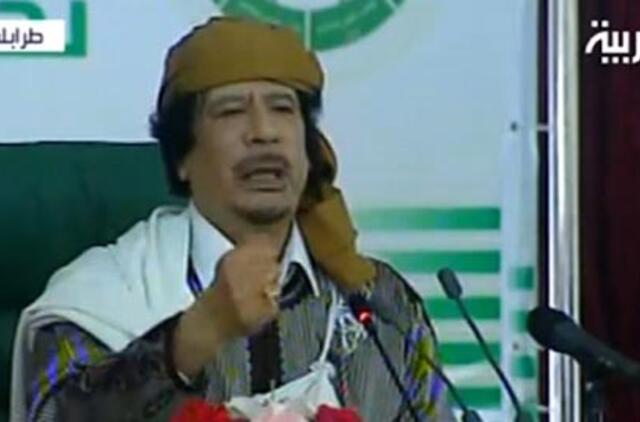 Libijos diktatorius pagrasino Vakarams sąjunga su "Al Qaeda"