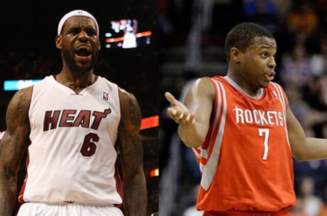 NBA savaitės laureatai - "Heat" ir "Rockets" žaidėjai