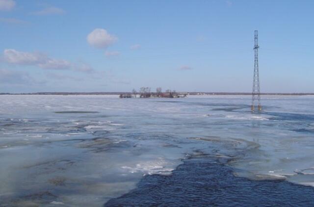 Nemunas išsikvėpė: potvynis bus menkesnis