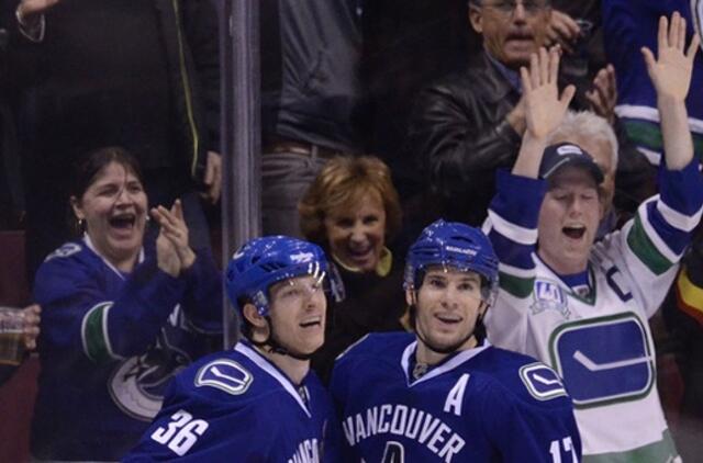 NHL lyderiai tęsia pergalių seriją