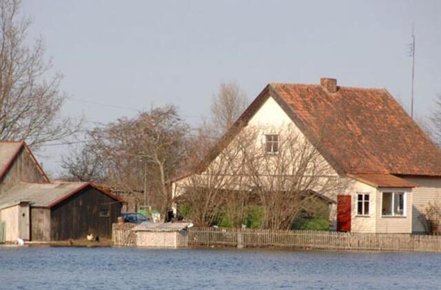 Pamaryje ledas gali nunešti namus