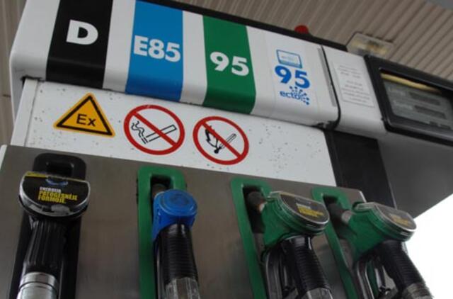 Rekordas: vidutinė 95 markės benzino kaina šoktelėjo iki 4,70 Lt/l
