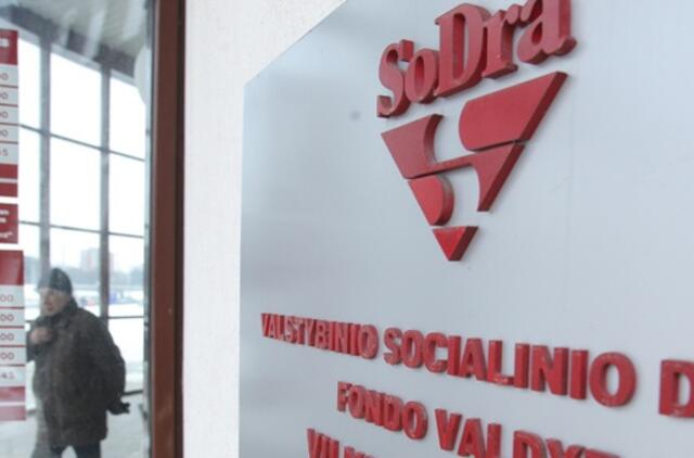 Sausio ir vasario "Sodros" deficitas - 610 mln. litų