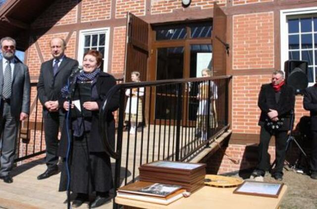 Atidarytas restauruotas Kretingos dvaro malūnas