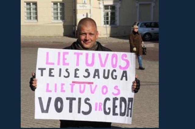 Drąsiaus Kedžio šalininkui už prokuroro įžeidimą teismas skyrė 30 parų areštą