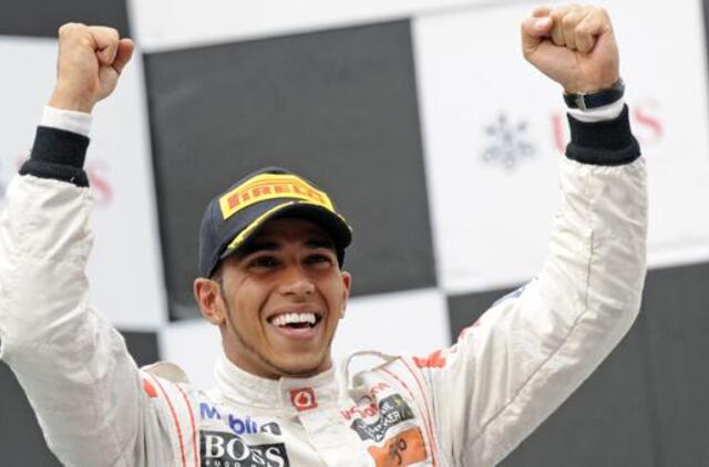 "Formulė-1: trečiąjį etapą laimėjo Luisas Hamiltonas