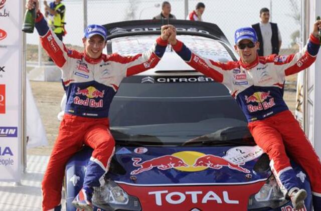 Jordanijos ralyje - prancūzo pergalė