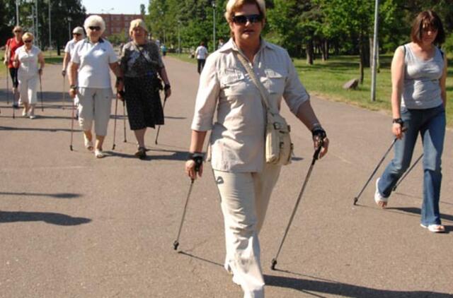 Palangiškiai kviečiami "šiaurietiškai" pasivaikščioti