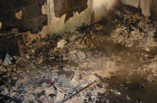 Per gaisrą Vilniuje žuvo žmogus