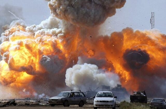 Per mūšius Libijos Misratos mieste jau žuvo tūkstantis žmonių