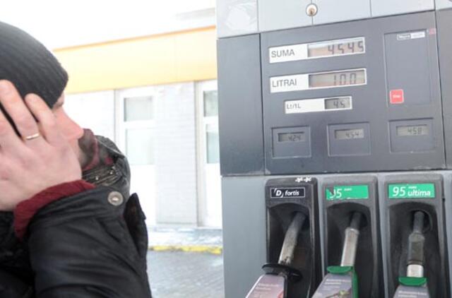 Rekordinė benzino A95 kaina - jau 4,73 lito
