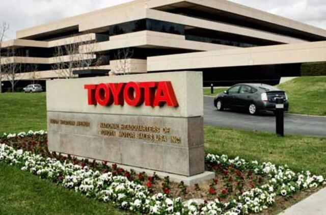 "Toyota" koncernas gamybą Šiaurės Amerikoje sumažins 70 proc.