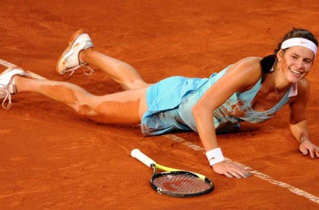 Vokietijos tenisininkė finale įveikė pirmąją pasaulio raketę