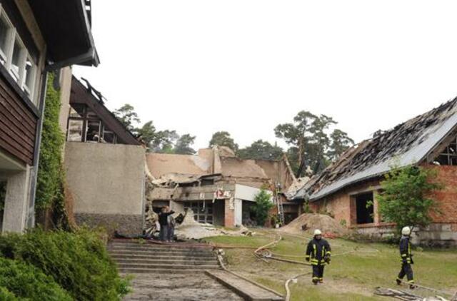 Juodkrantėje gaisras sunaikino apartamentus