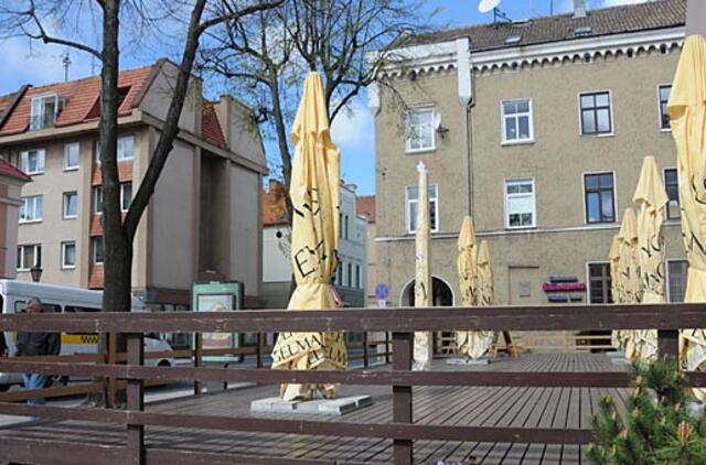 Mokesčio tarifas senamiestyje augs