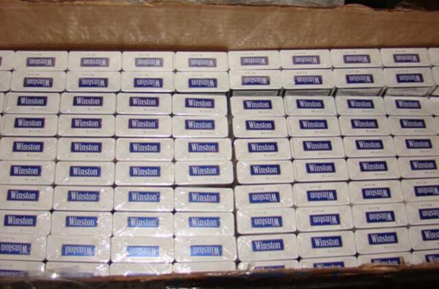 Sulaikyta cigarečių už daugiau nei pusę milijono
