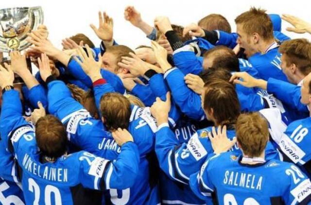 Suomijos ledo ritulininkai antrą kartą tapo pasaulio čempionais