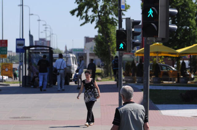 "Akropolio" šviesoforai erzins mažiau