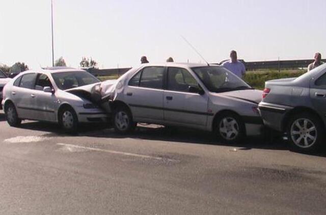 Avarija: išvažiavimas iš Klaipėdos užtruko