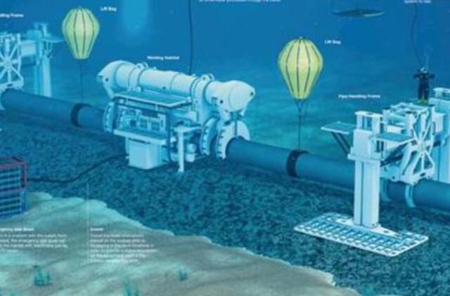 Baltijos jūroje baigti „Nord Stream” sujungimo darbai