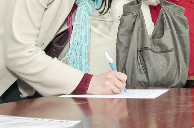 Dėl gyventojų apklausos neapsispręsta