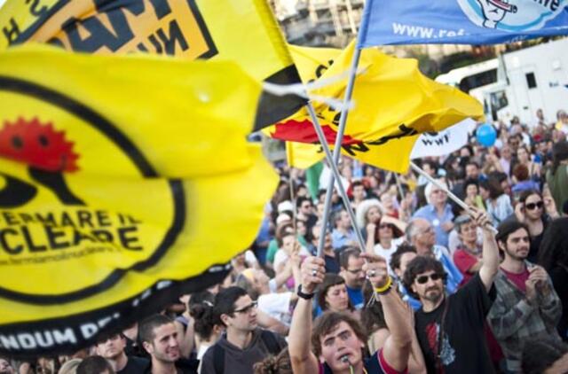 Italija tarė "ne" atominei energetikai