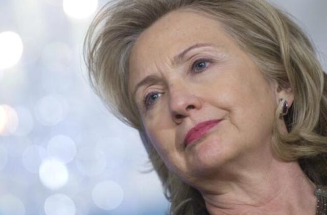 JAV valstybės sekretorė Hillary Clinton atvyko į Vilnių